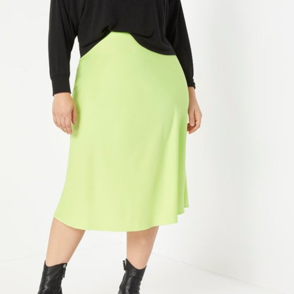 Eloquii Dresses & Skirts - Eloquii Satin Midi Skirt